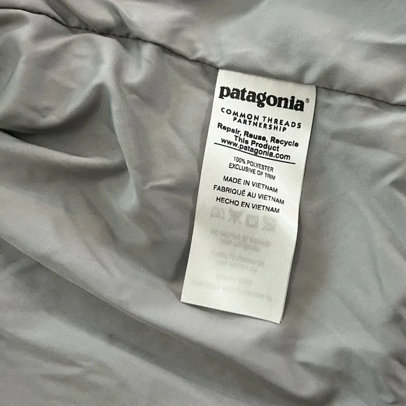 🌄 Patagonia Women’s Los Gatos Fleece Vest Drifter Grey Gray Size L Cozy Layering - Picture 7 of 13